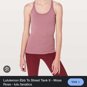 lululemon athletica Women's Ebb to Street Tank Top